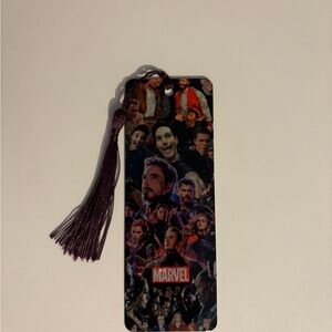 Marvel Character Bookmark with Tassel